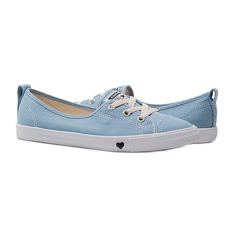 Кеди Converse CTAS BALLET LACE SLIP Жіноча р.36 Білий/Блакитний