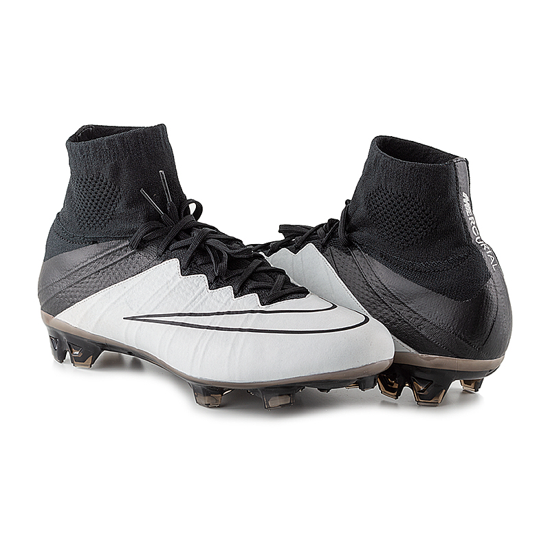 Бутси Nike MERCURIAL SUPERFLY LTHR FG Чоловіки р.45 Чорний