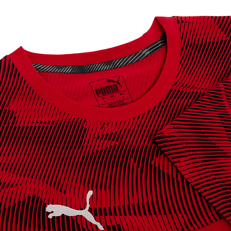 Футболка Puma AC Milan Casuals Men's Tee Чоловіки р.S Чорний/Червоний