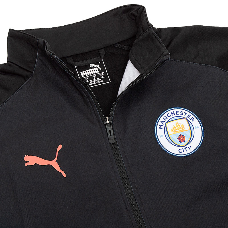 Толстовка Puma MCFC Stadium International Jacket Чоловіча р.S Чорний