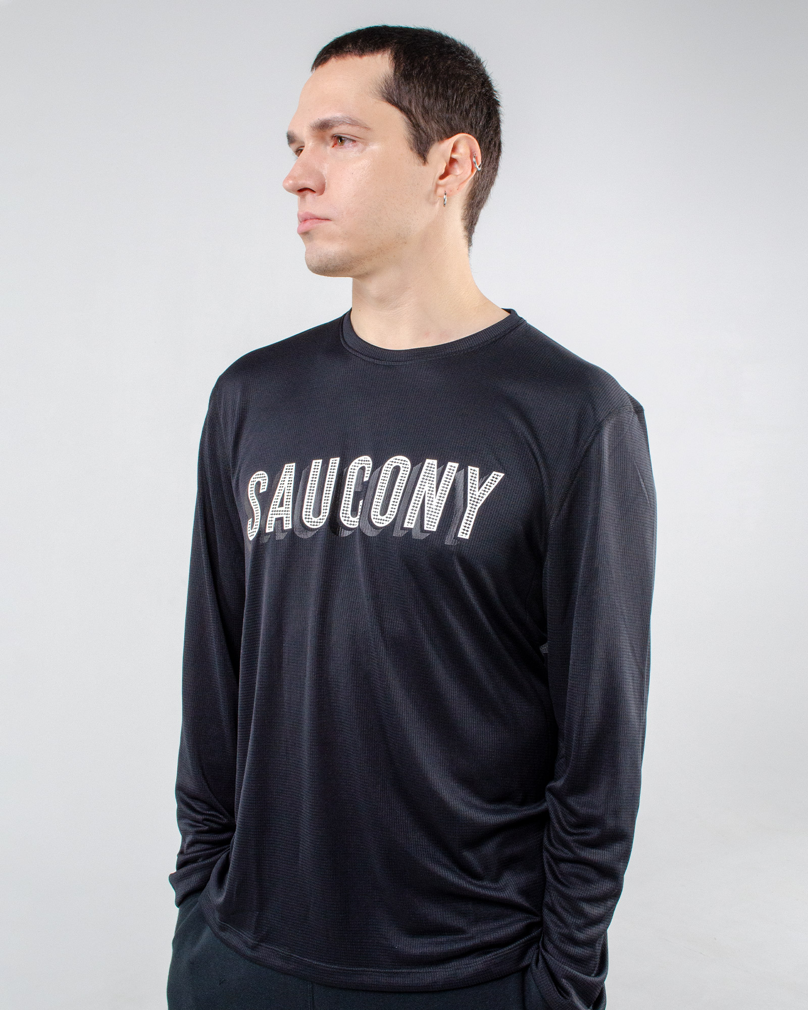 Кофта Saucony STOPWATCH LONG SLEEVE Чоловіча р.S