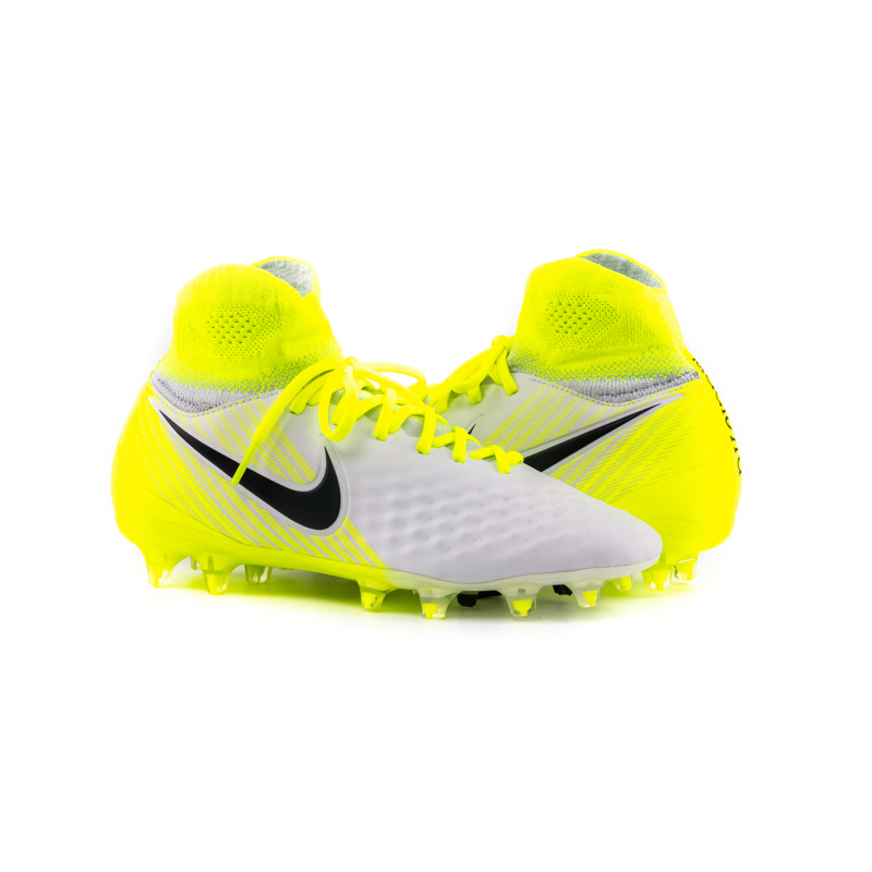 Бутси Nike MAGISTA OBRA II FG JR Унісекс (8-15) р.36 Салатовий/Білий