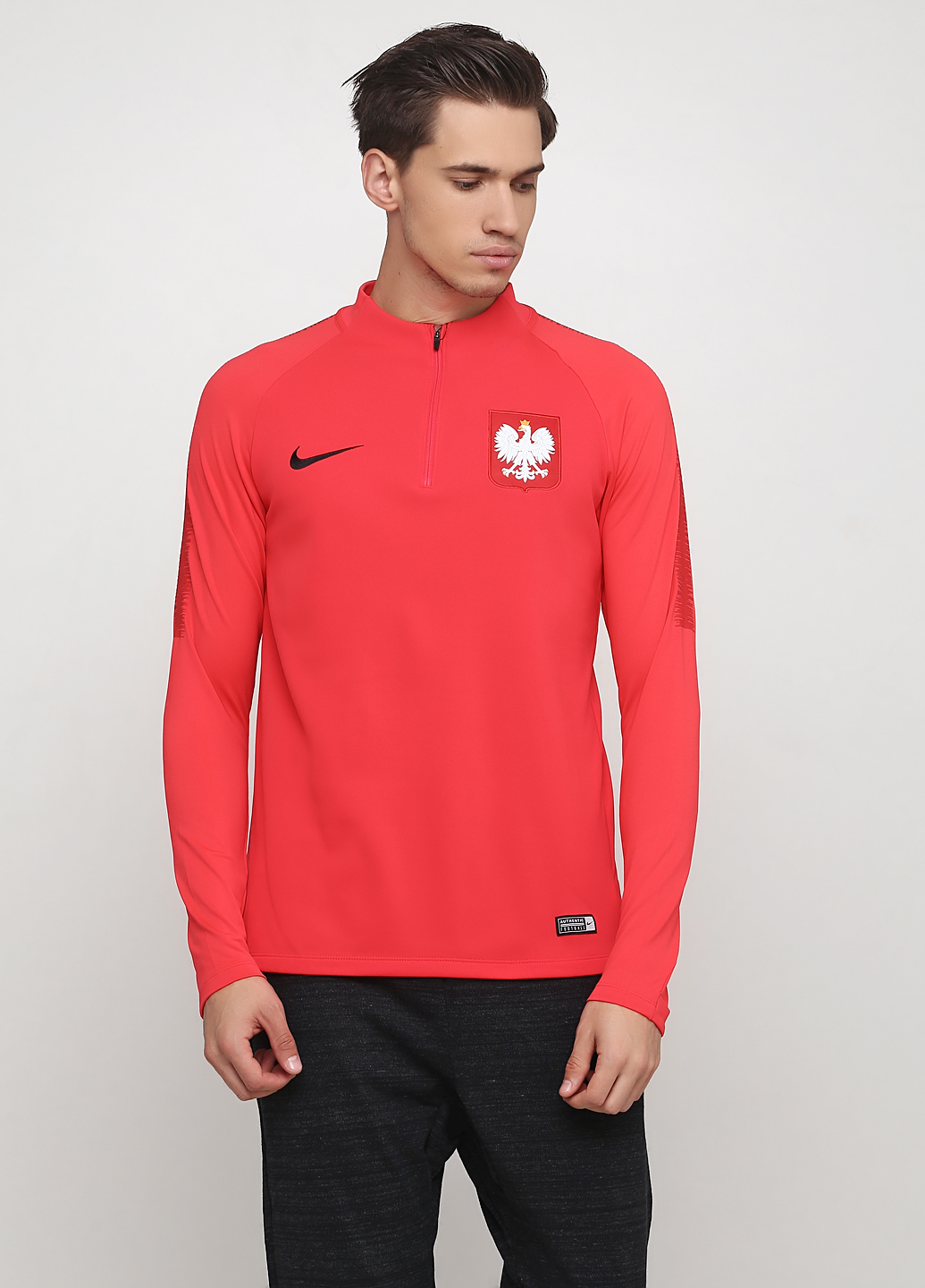 Кофта Nike POL M NK DRY SQD DRIL TOP Чоловіки р.M Рожевий