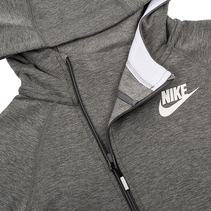 Кофта Nike G NSW TCH FLC HOODIE FZ Дівчата (8-15) р.XL Сірий