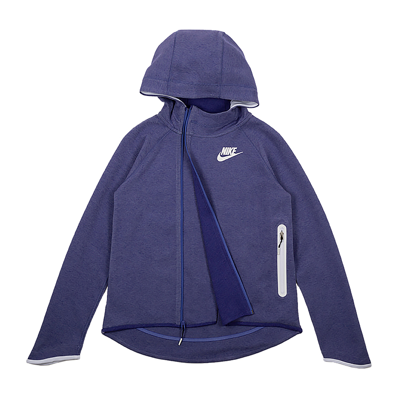 Кофта Nike G NSW TCH FLC HOODIE FZ Дівчата (8-15) р.L Фіолетовий