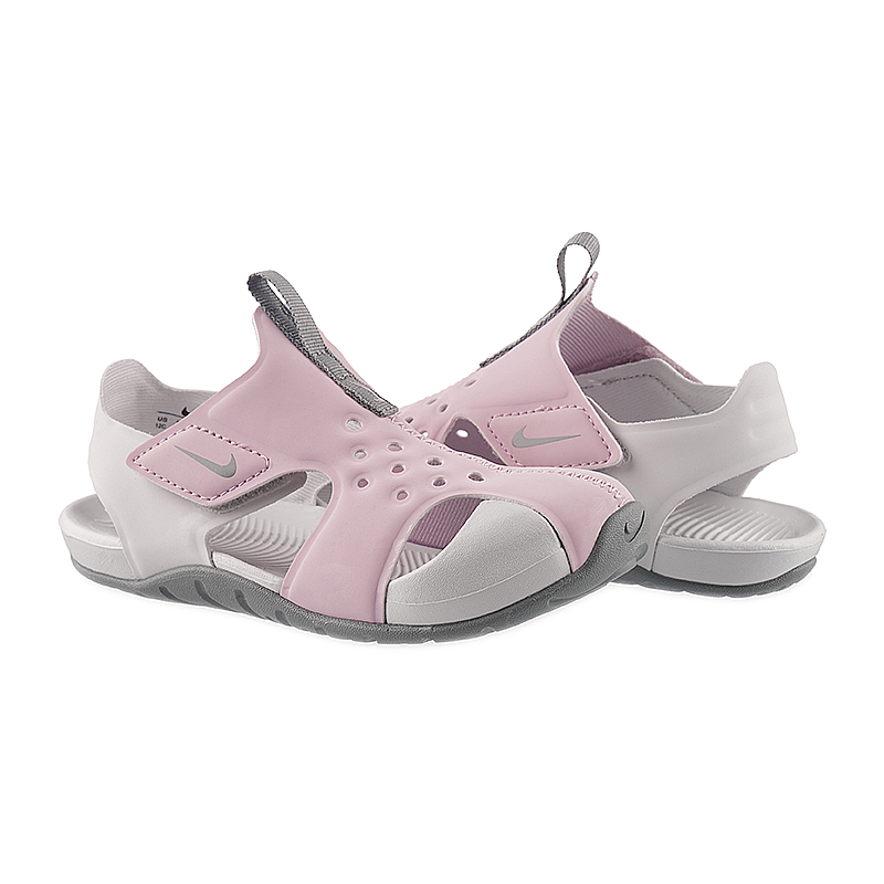 Тапочки Nike SUNRAY PROTECT 2 (PS) Хлопчик (3-8) р.29.5 Рожевий/Білий
