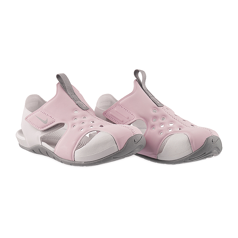 Тапочки Nike SUNRAY PROTECT 2 (PS) Хлопчик (3-8) р.29.5 Рожевий/Білий
