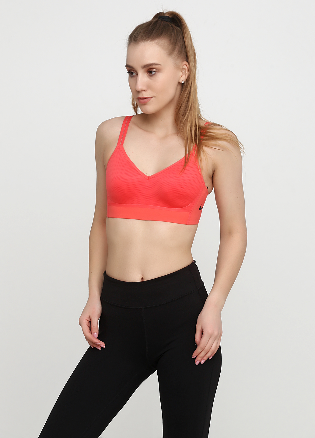 Топ Nike INDY BREATHE BRA Жінки р.XS Червоний