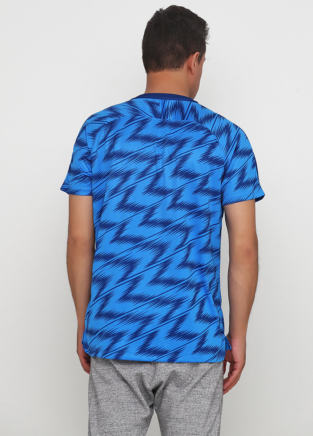 Футболка Nike CRO M NK DRY SQD TOP SS GX Чоловіки р.XL Синій/Блакитний