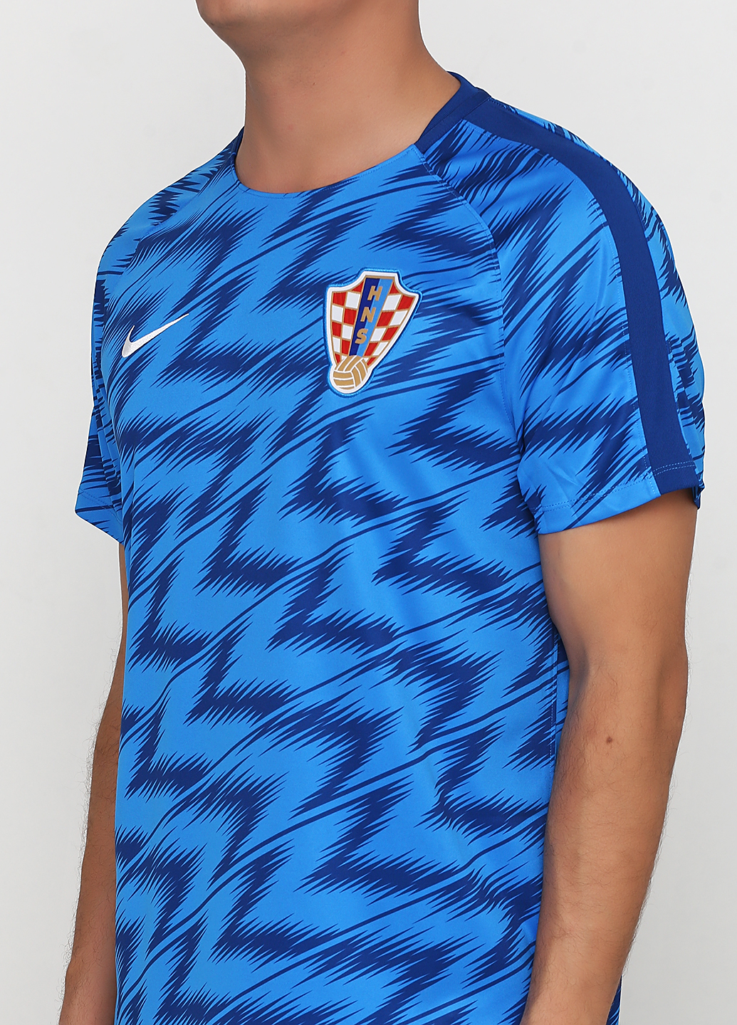 Футболка Nike CRO M NK DRY SQD TOP SS GX Чоловіки р.XL Синій/Блакитний