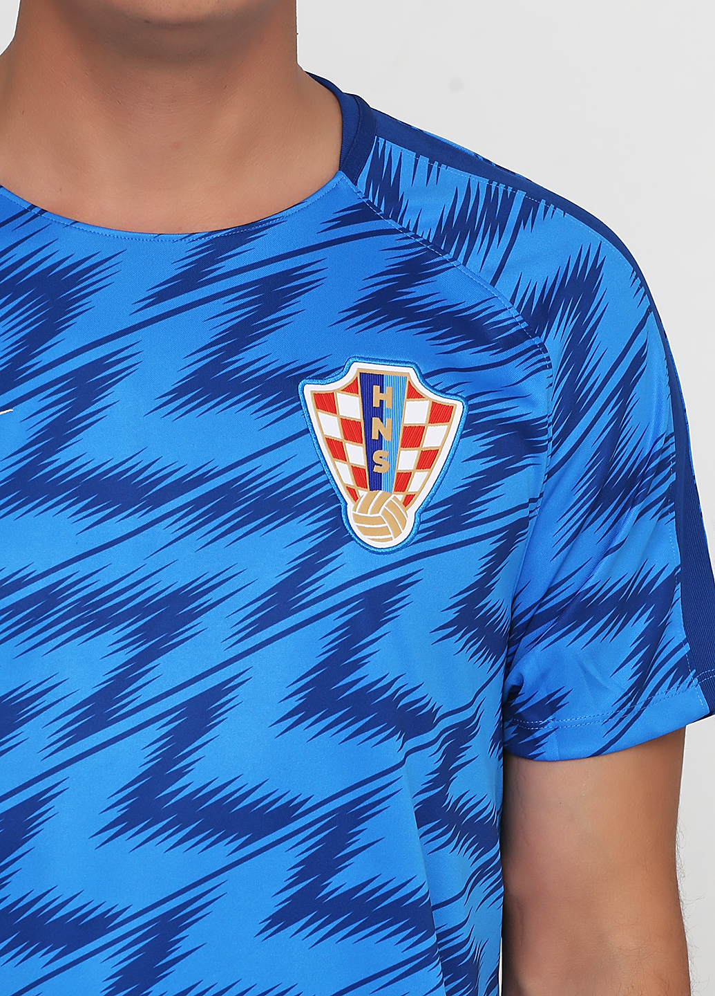 Футболка Nike CRO M NK DRY SQD TOP SS GX Чоловіки р.XL Синій/Блакитний