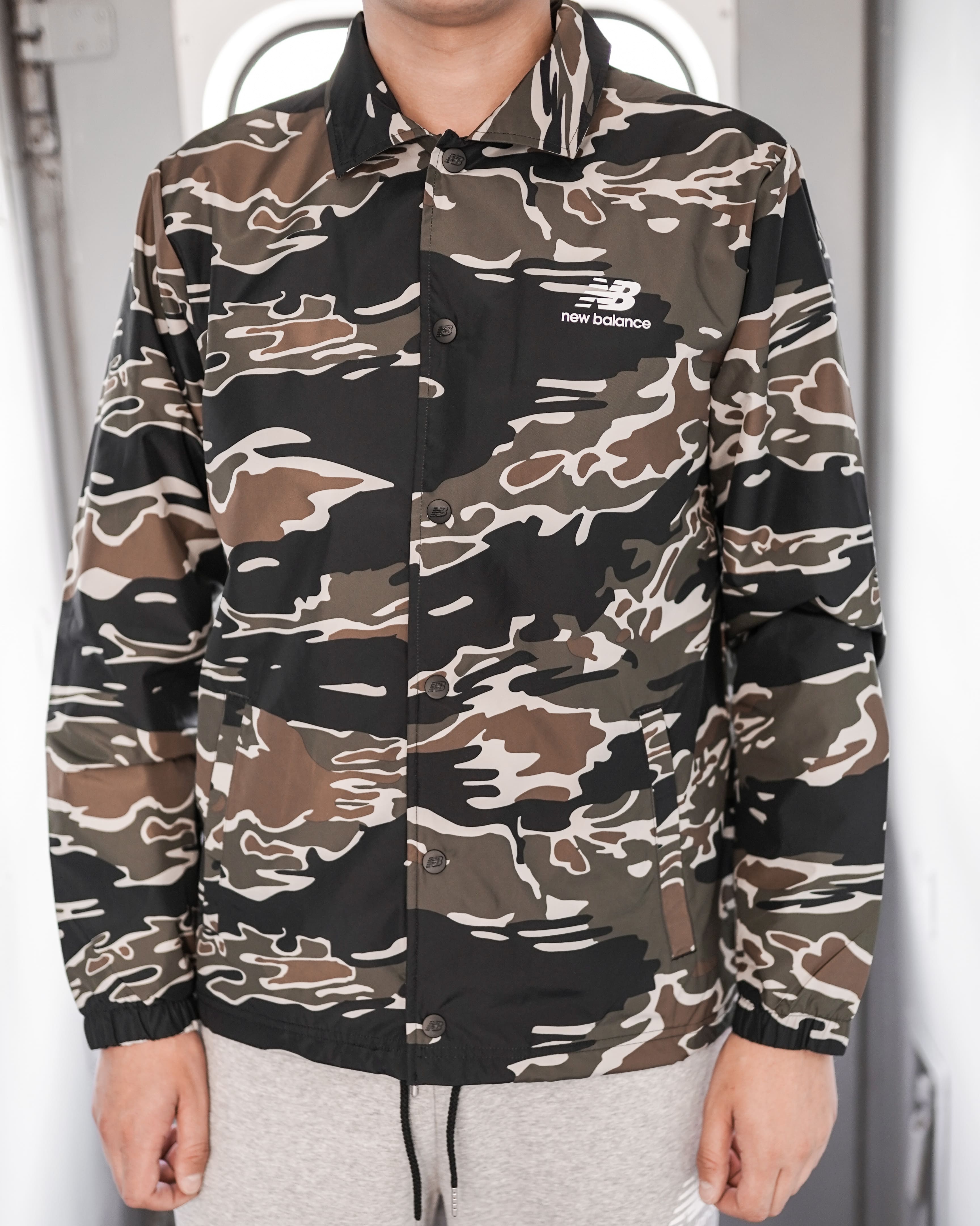 Вітровка New Balance NB CLASSIC CAMO COACHES Чоловіча р.S Комбінований