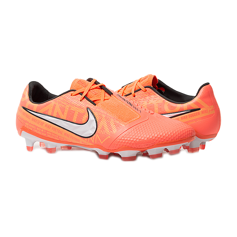 Бутси Nike PHANTOM VENOM ELITE FG Унісекс р.45.5 Помаранчевий