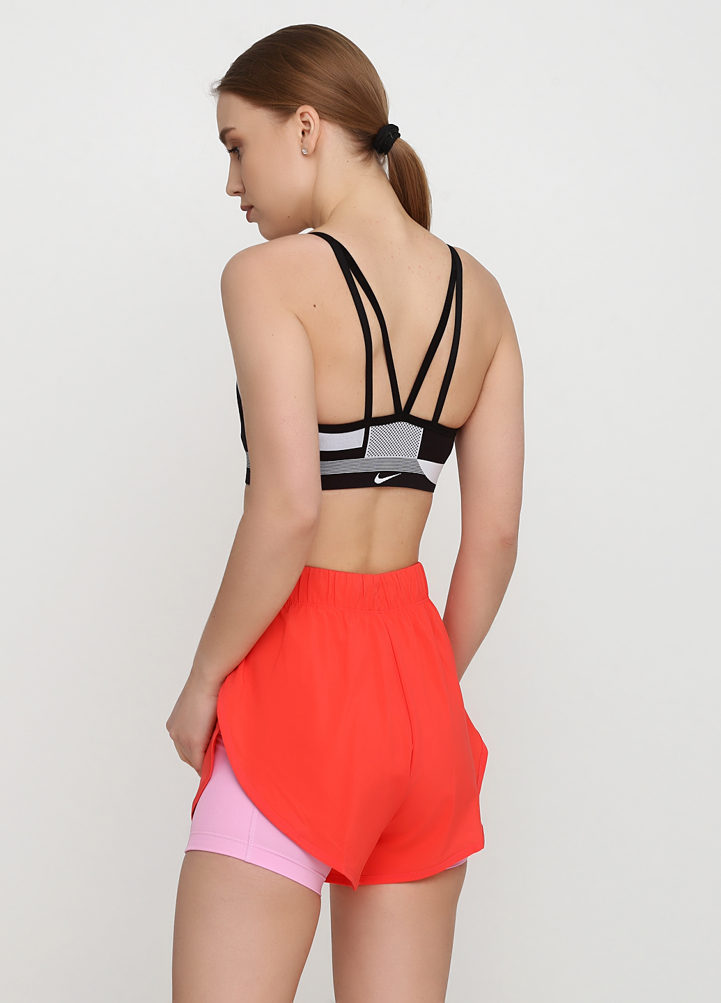 Топ Nike FLYKNIT INDY BRA Жінки р.XS Білий/Чорний