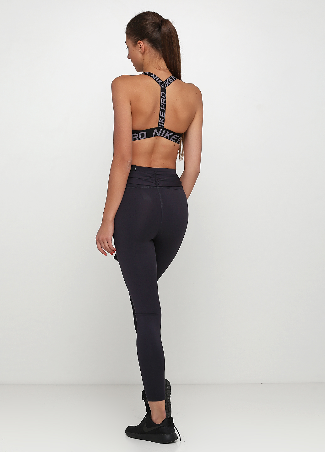 Лосіни Nike W NK PWR TGHT STUDIO VNR Жінки р.S Сірий