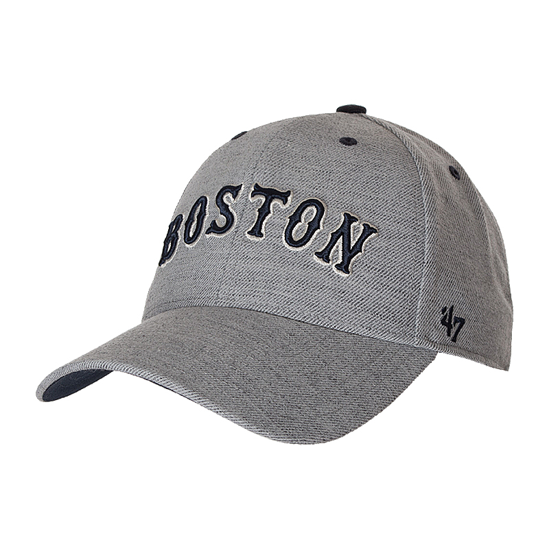 Бейсболка 47 Brand STORM CLOUD SCRIPT BOSTON Унісекс р.MISC Синій/Сірий
