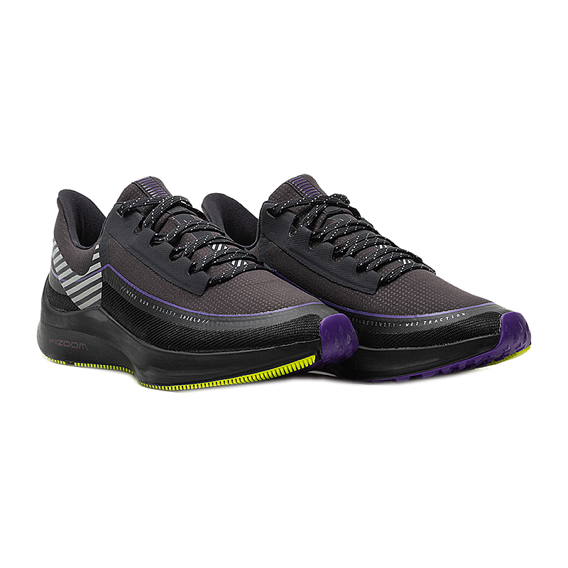 Кросівки Nike WMNS ZOOM WINFLO 6 SHIELD Жінки р.35.5 Чорний