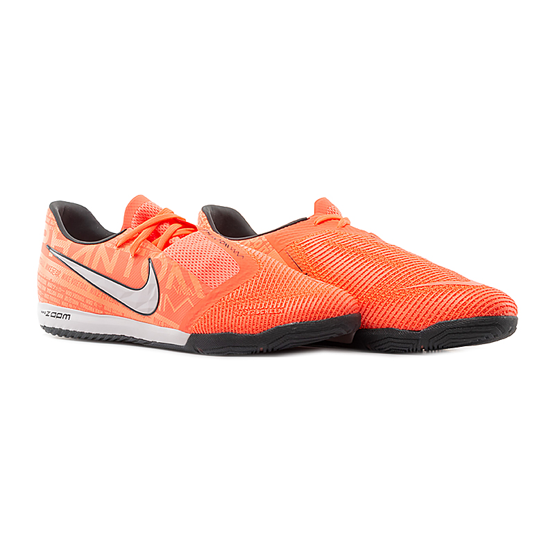 Бутси Nike ZOOM PHANTOM VENOM PRO IC Унісекс р.41 Помаранчевий/Білий