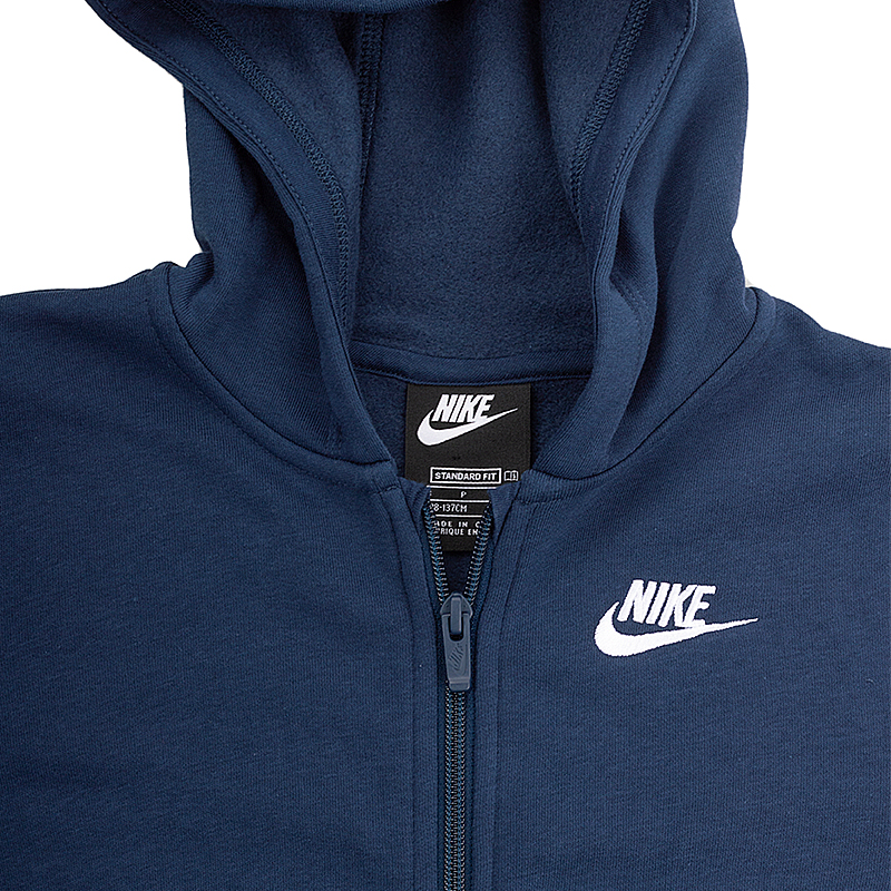 Кофта Nike B NSW HOODIE FZ CLUB Хлопці (8-15) р.XS