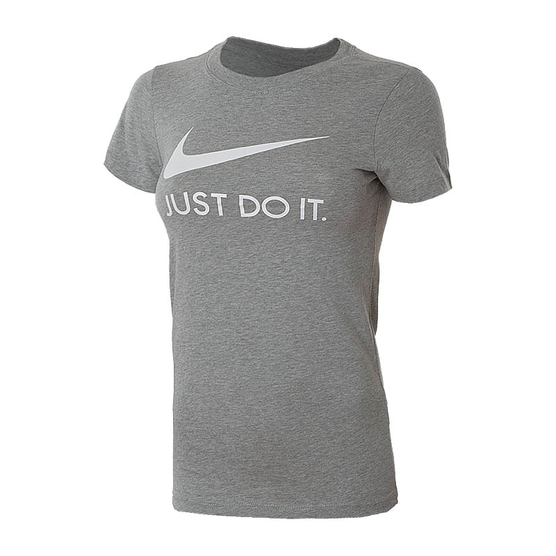 Футболка Nike W NSW TEE JDI SLIM Жіноча р.XS Сірий/Білий