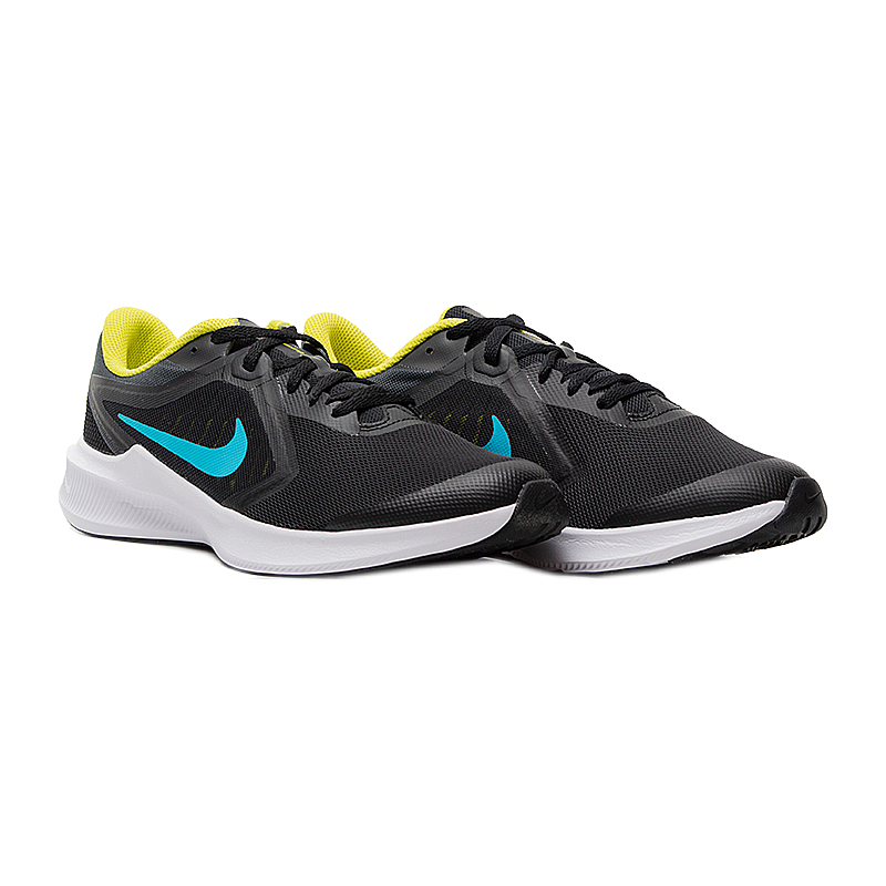 Кросівки Nike DOWNSHIFTER 10 (GS) Унісекс (8-15) р.38.5 Білий/Чорний