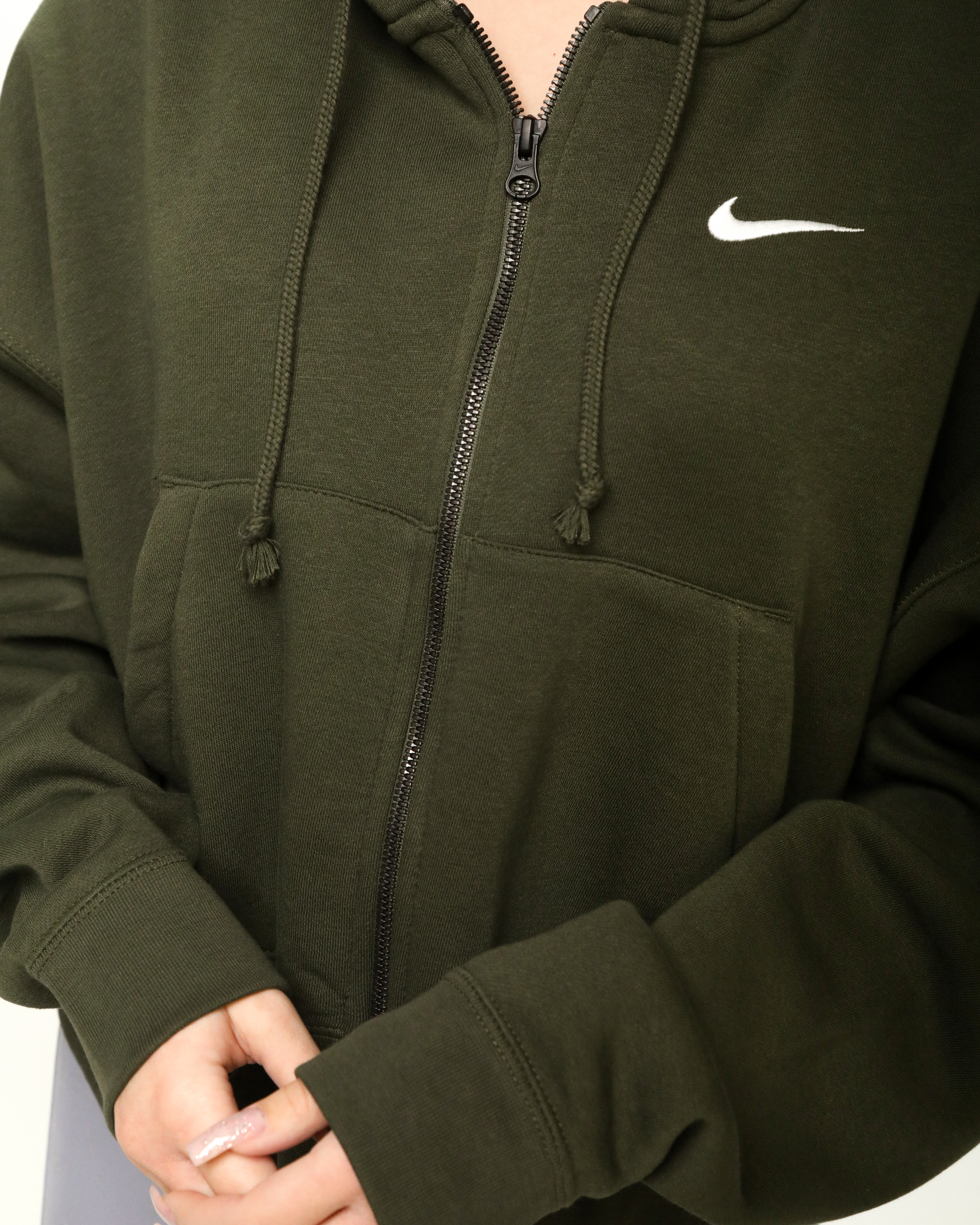 Толстовка Nike W NSW FZ FLC TREND Жіноча р.XS Хакі