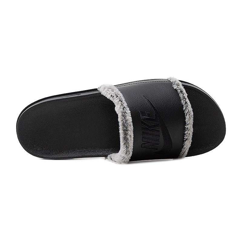 Тапочки Nike OffCourt Leather Жіноча р.38 Сірий/Чорний