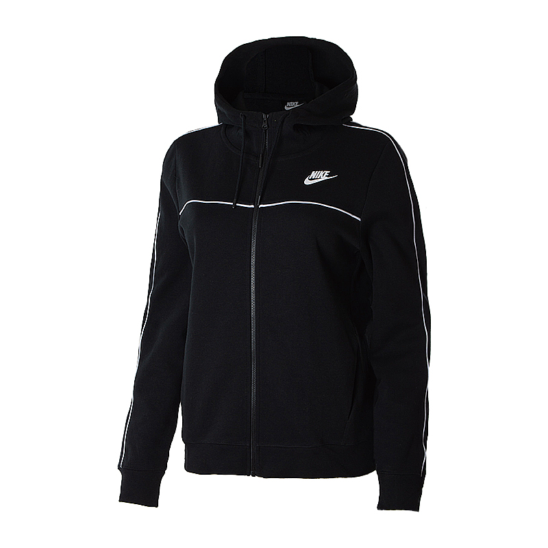 Толстовка Nike W NSW MLNM ESSNTL FLC FZ HDY Жінки р.S Чорний