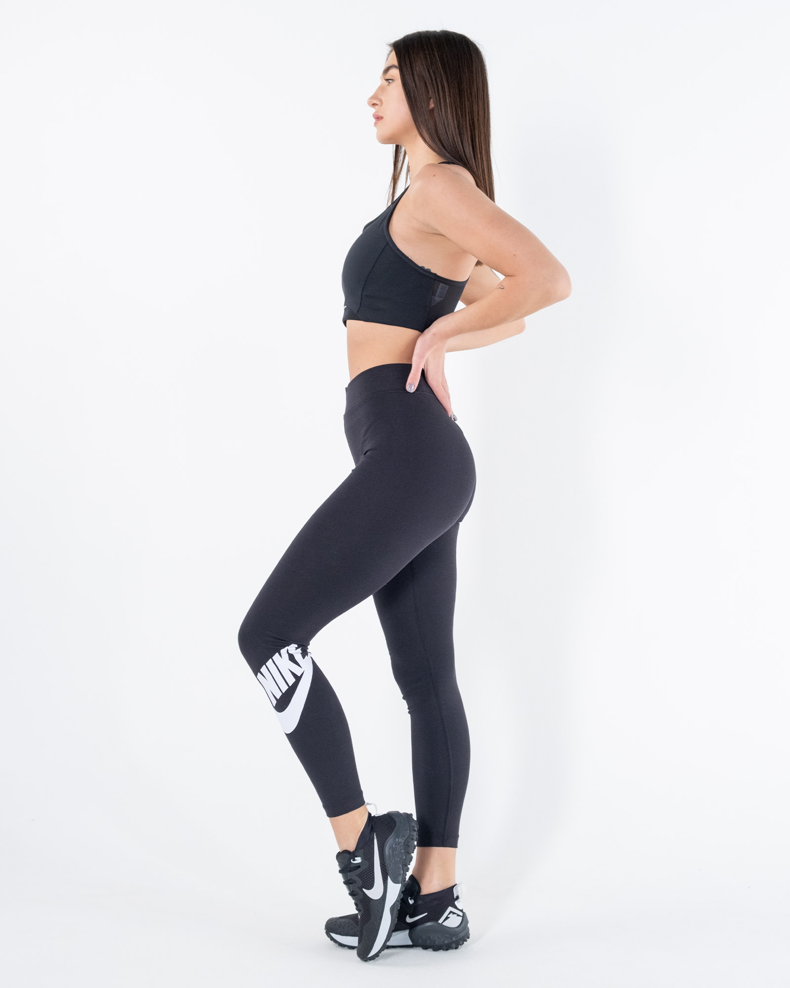 Лосіни Nike W NSW ESSNTL GX HR LGGNG FTRA Жіноча р.XS Чорний