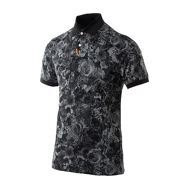 Футболка NIKE PRINTED SLIM POLO BLACK