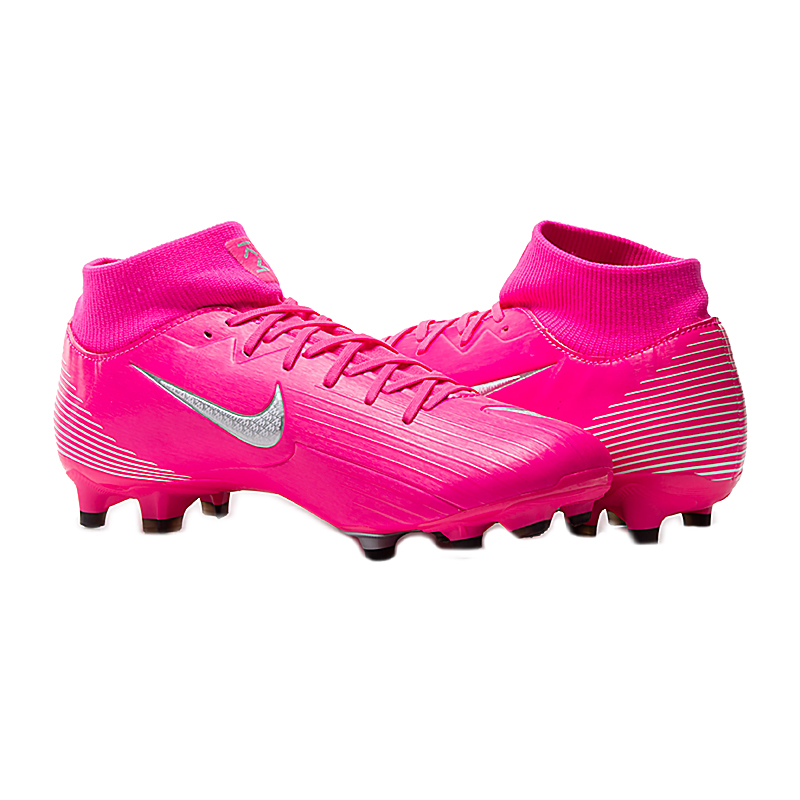 Бутси Nike SUPERFLY 7 ACADEMY KM FG/MG Унісекс р.44.5 Рожевий
