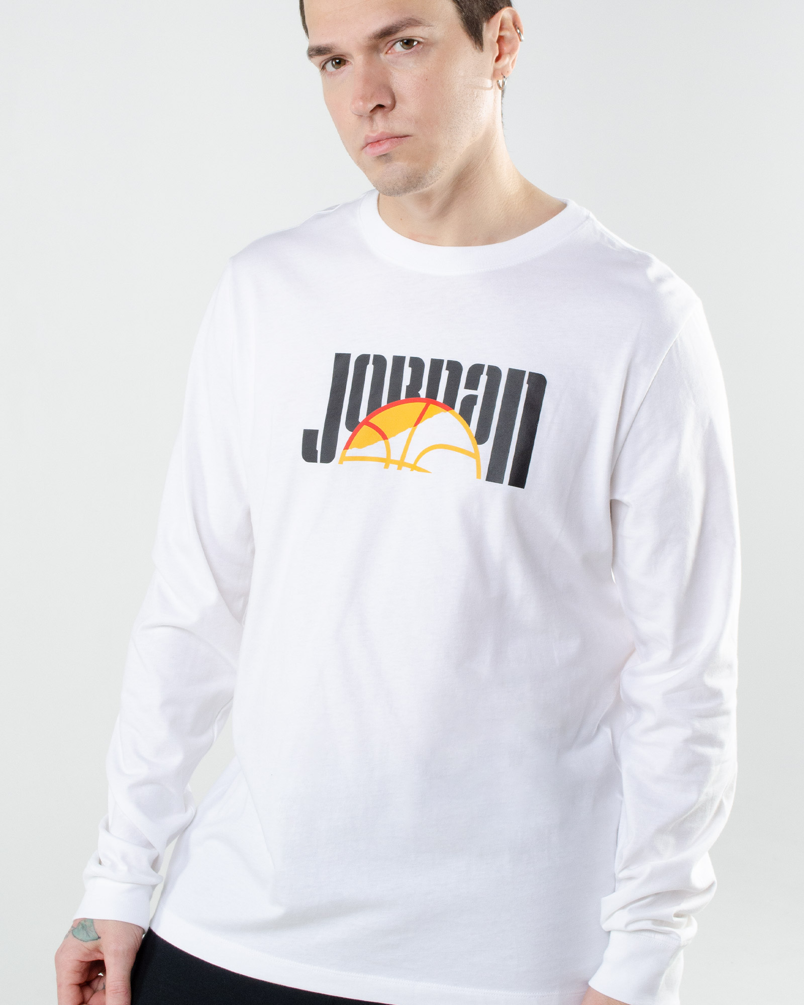 Футболка Jordan M J SPRT DNA LS CREW Чоловіча р.S