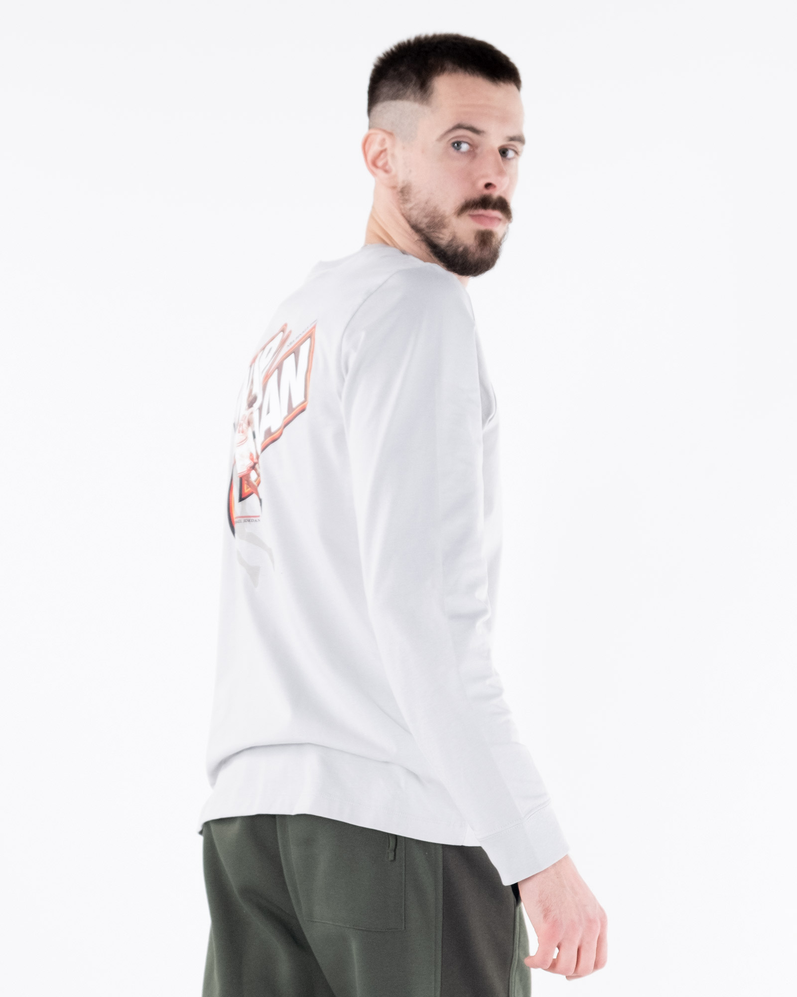 Футболка Jordan M J JMPMN LS CREW Чоловіча р.S