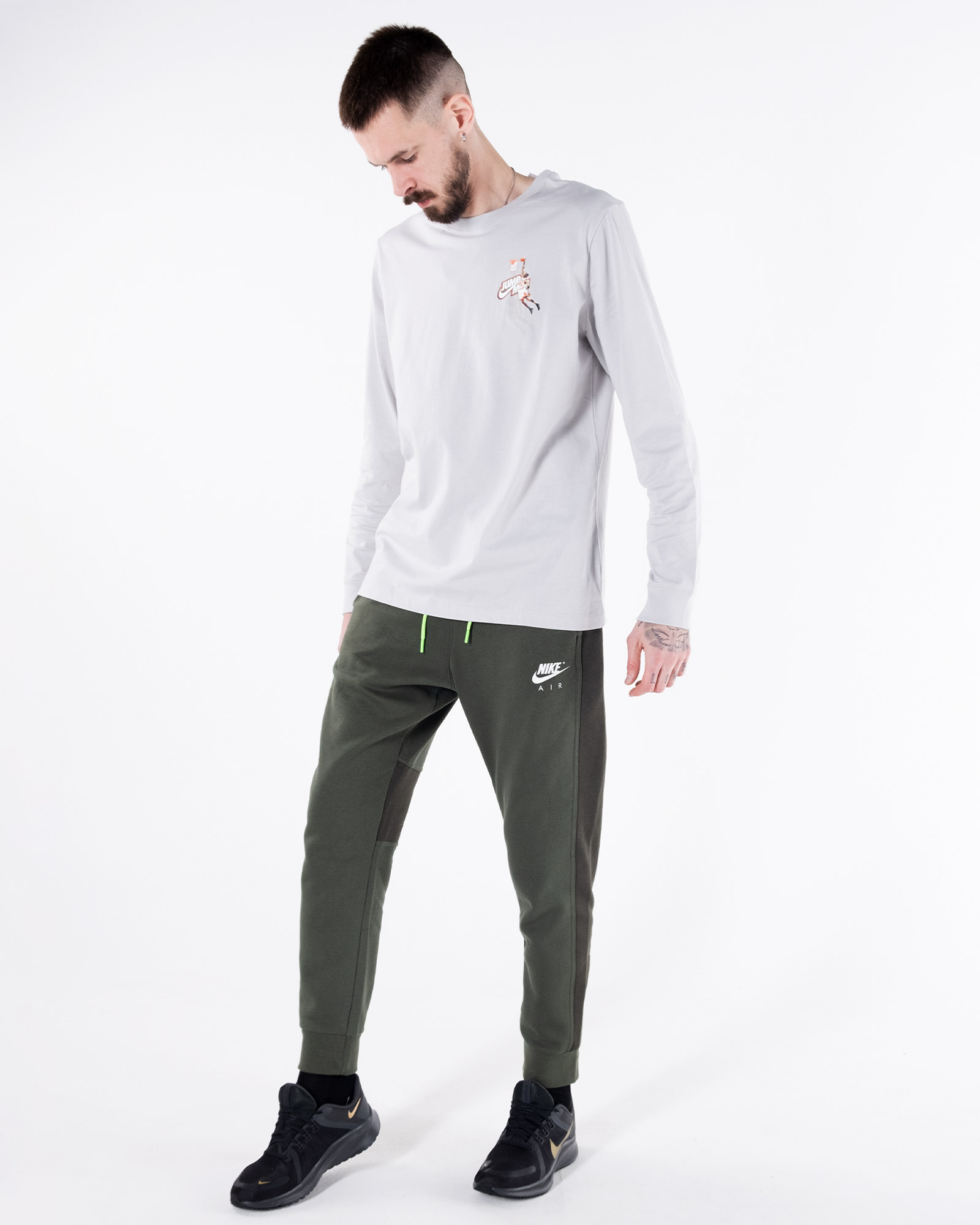 Футболка Jordan M J JMPMN LS CREW Чоловіча р.S