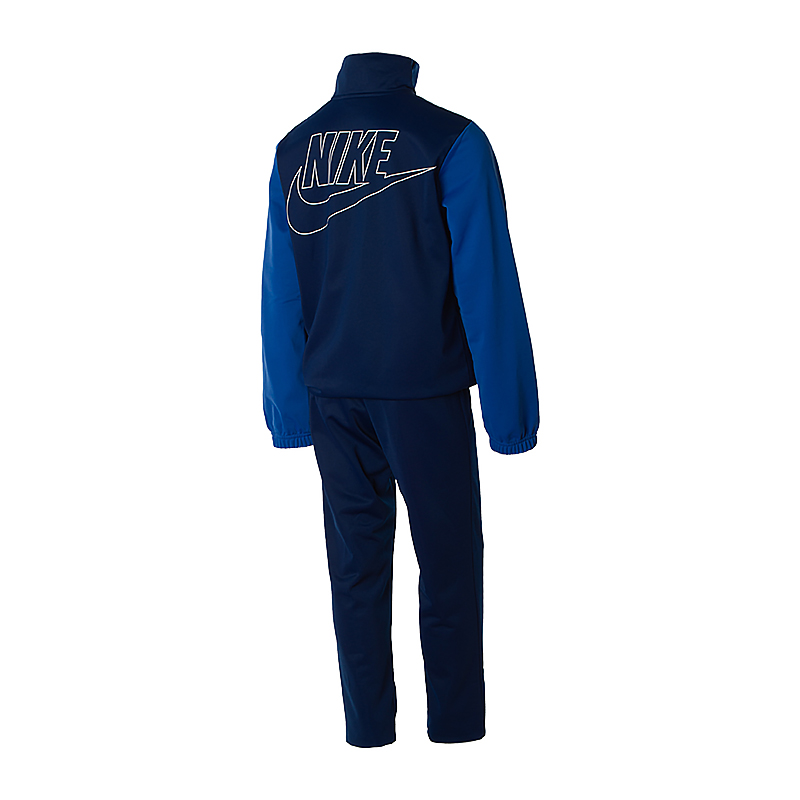 Костюм Nike U NSW HBR POLY TRACKSUIT Унісекс дитячий (8-15) р.L Синій/Білий