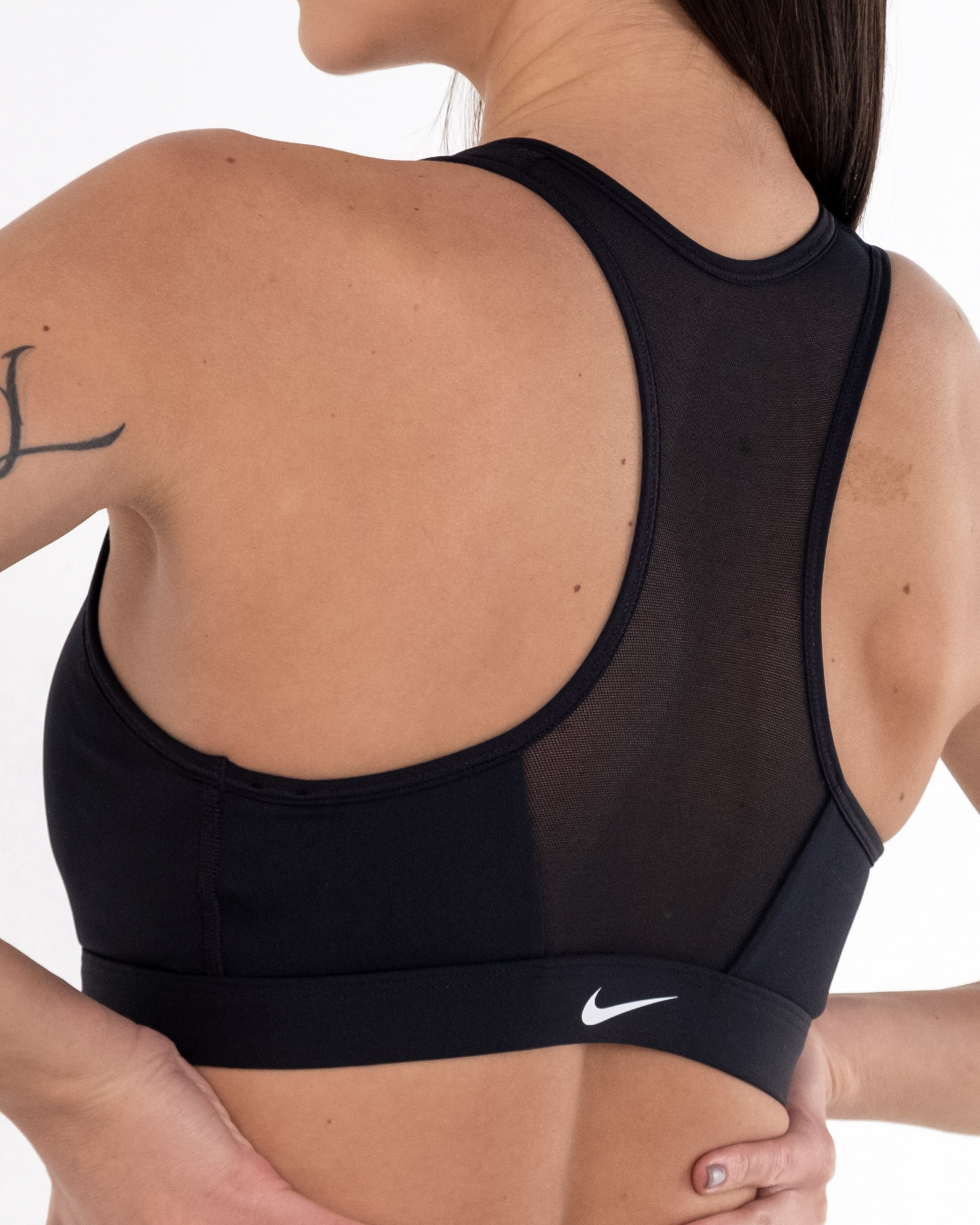 Топ Nike W NK DF SWSH ZIP FRONT BRA Жінки р.L