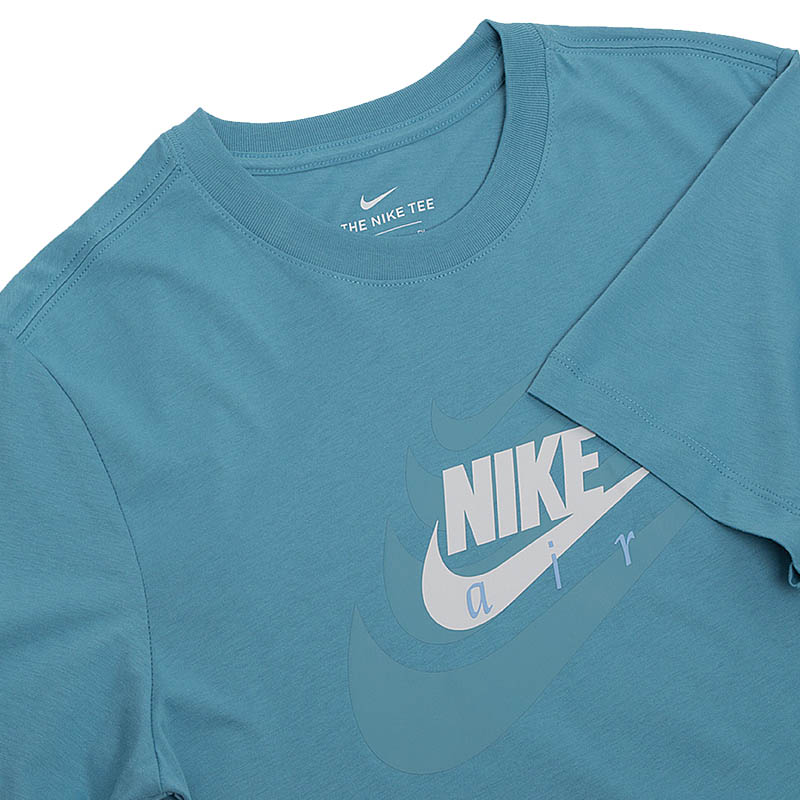 Футболка Nike M NSW TEE MULTIBRAND HBR Чоловіки р.S Білий/Блакитний