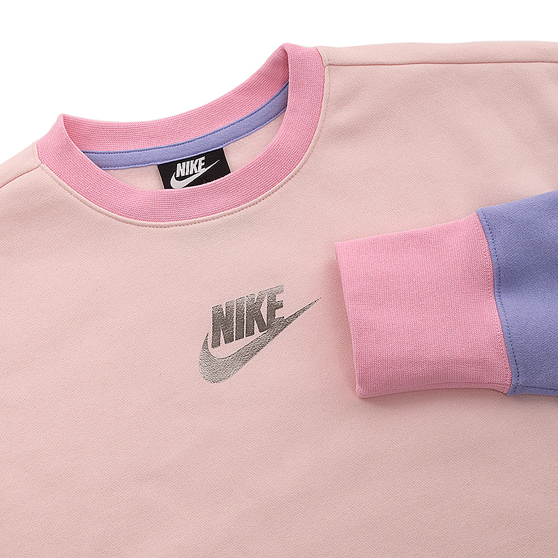 Толстовка Nike G NSW BF CREW Дівчинка (8-15) р.XL Рожевий