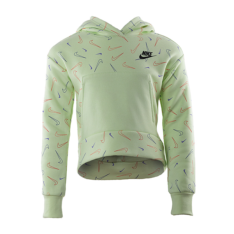 Кофта Nike G NSW FLC AOP HOODIE Дівчинка (8-15) р.XS