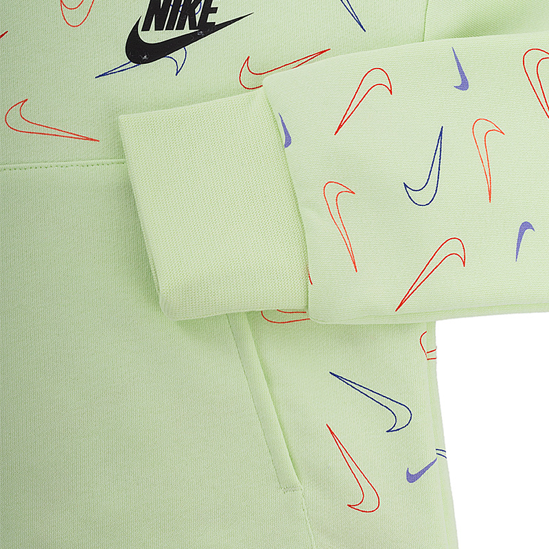 Кофта Nike G NSW FLC AOP HOODIE Дівчинка (8-15) р.XS