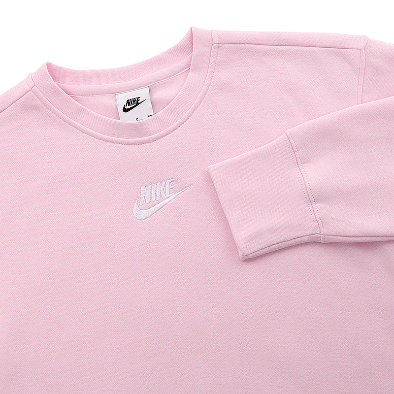 Кофта Nike G NSW CLUB FLC BF CREW LBR Дівчинка (8-15) р.XS