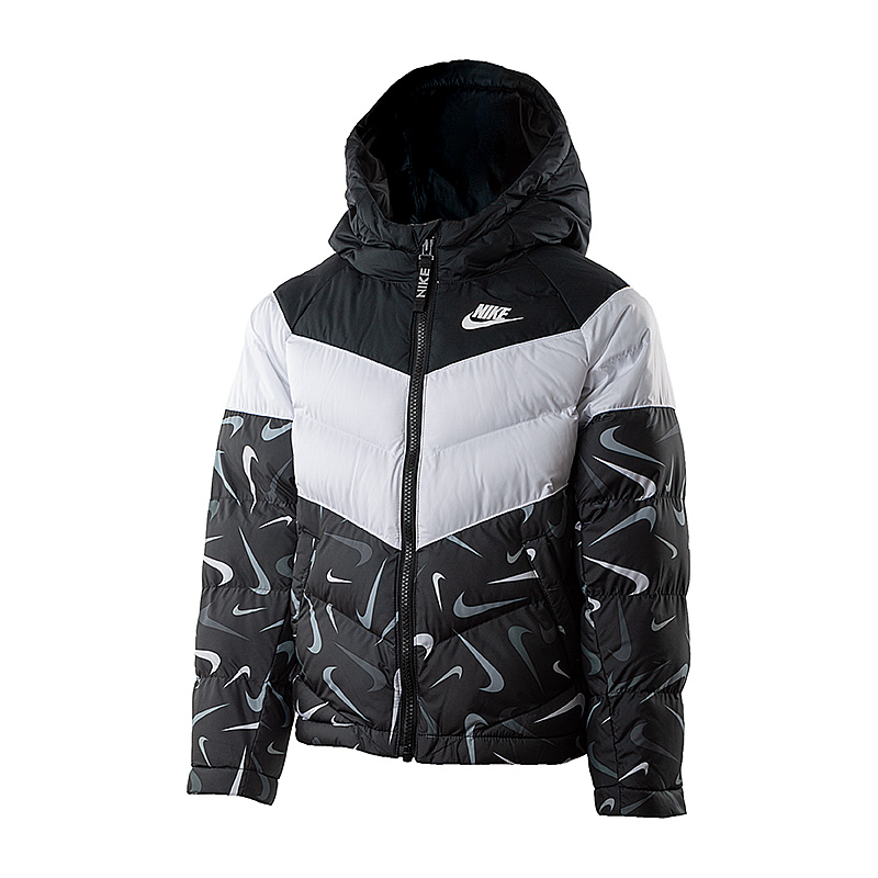 Куртка Nike U NSW SYNFIL JKT BRNDMK AOP Унісекс дитячий (8-15) р.XS