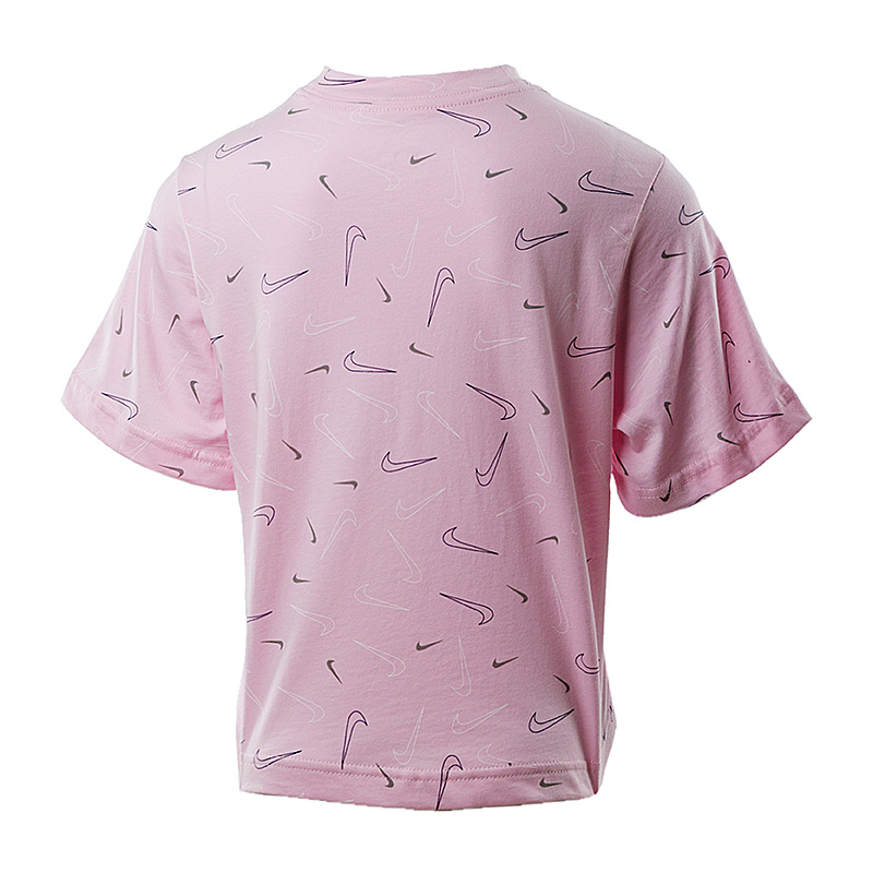 Футболка Nike G NSW TEE BOXY SWSH FETTI Дівчинка (8-15) р.XS