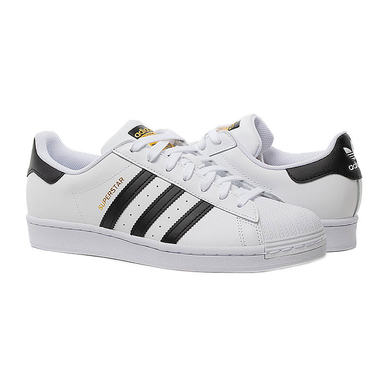Кросівки Adidas SUPERSTAR Чоловіки р.45 Чорний/Білий
