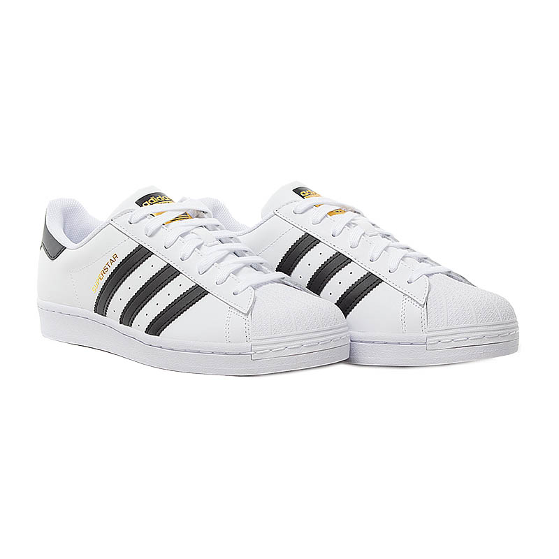 Кросівки Adidas SUPERSTAR Чоловіки р.45 Чорний/Білий