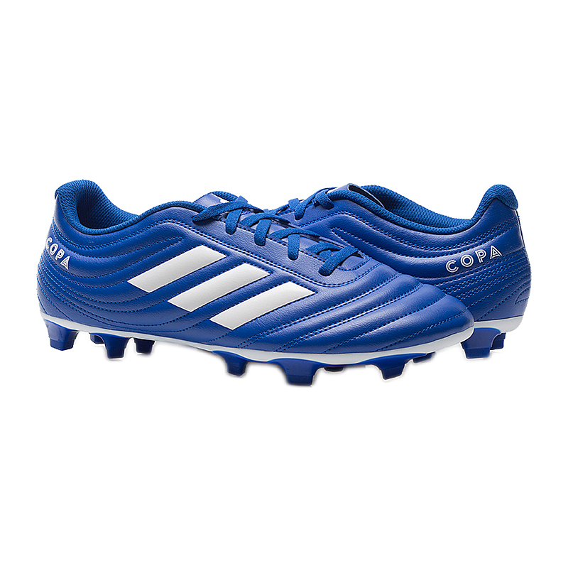 Бутси пластик Adidas COPA 20.4 FG Чоловіча р.44.5 Синій/Білий