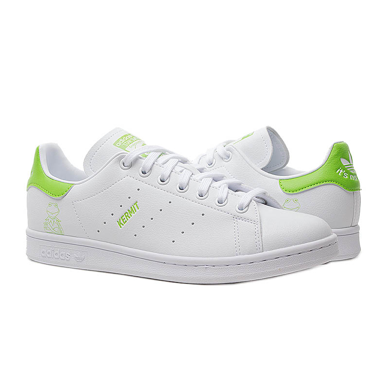 Кросівки Adidas STAN SMITH Чоловіки р.44.5 Салатовий/Білий