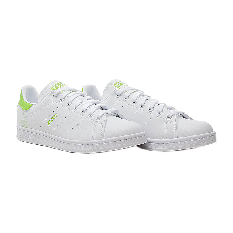 Кросівки Adidas STAN SMITH Чоловіки р.44.5 Салатовий/Білий