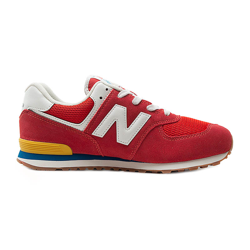 Кросівки New Balance 574 Унісекс (8-15) р.37 Комбінований/Червоний