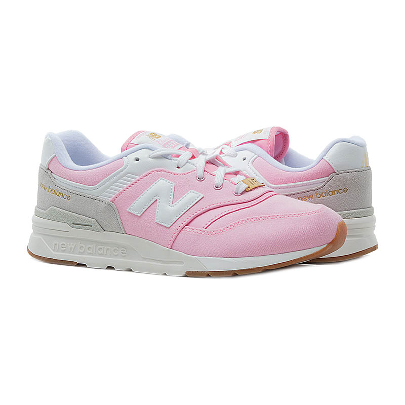 Кросівки New Balance 997 Унісекс (8-15) р.35.5 Білий/Рожевий